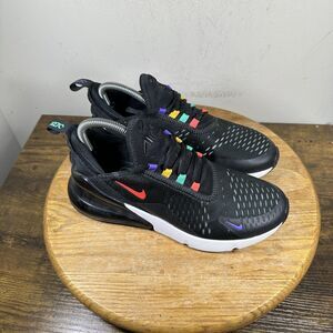 Nike Air Max 270 Shoes Womens Size 8 Multi Swoosh AH8050-023 Sneakers